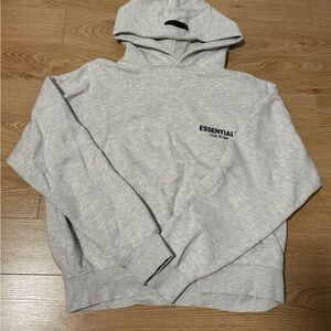 Essentials Gray Sweatshirt Hoodie Casual Comfort